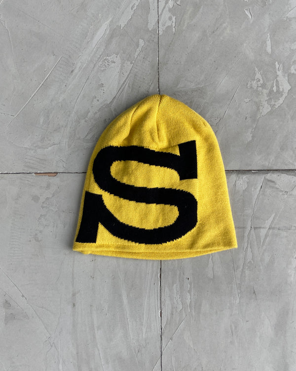 STUSSY 'S' YELLOW BEANIE