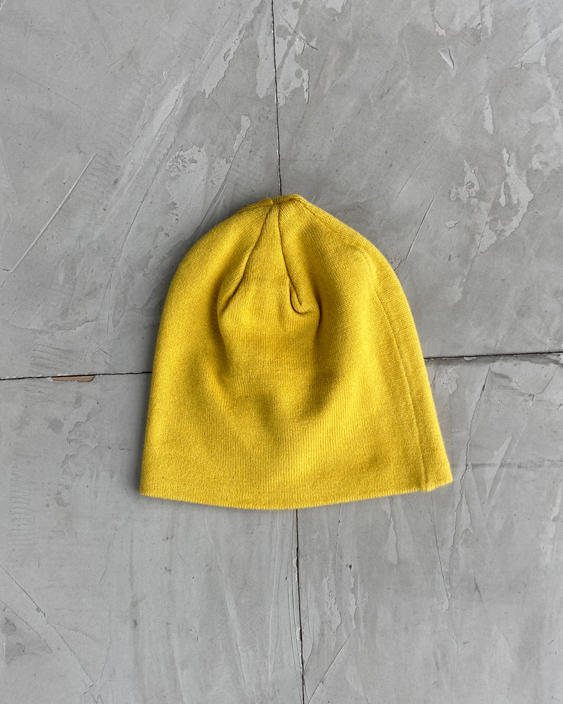 STUSSY 'S' YELLOW BEANIE