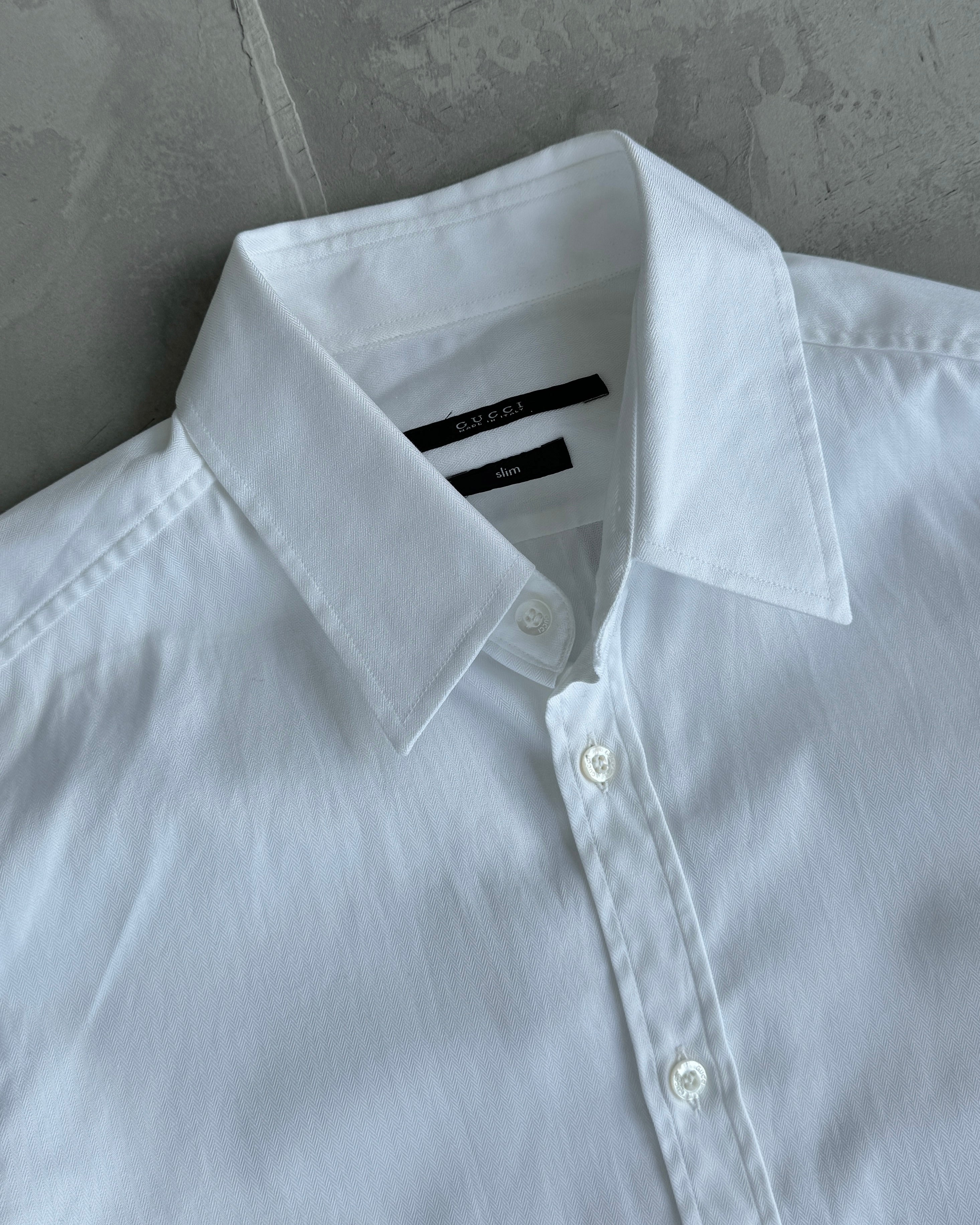 Gucci White Dress Shirt
