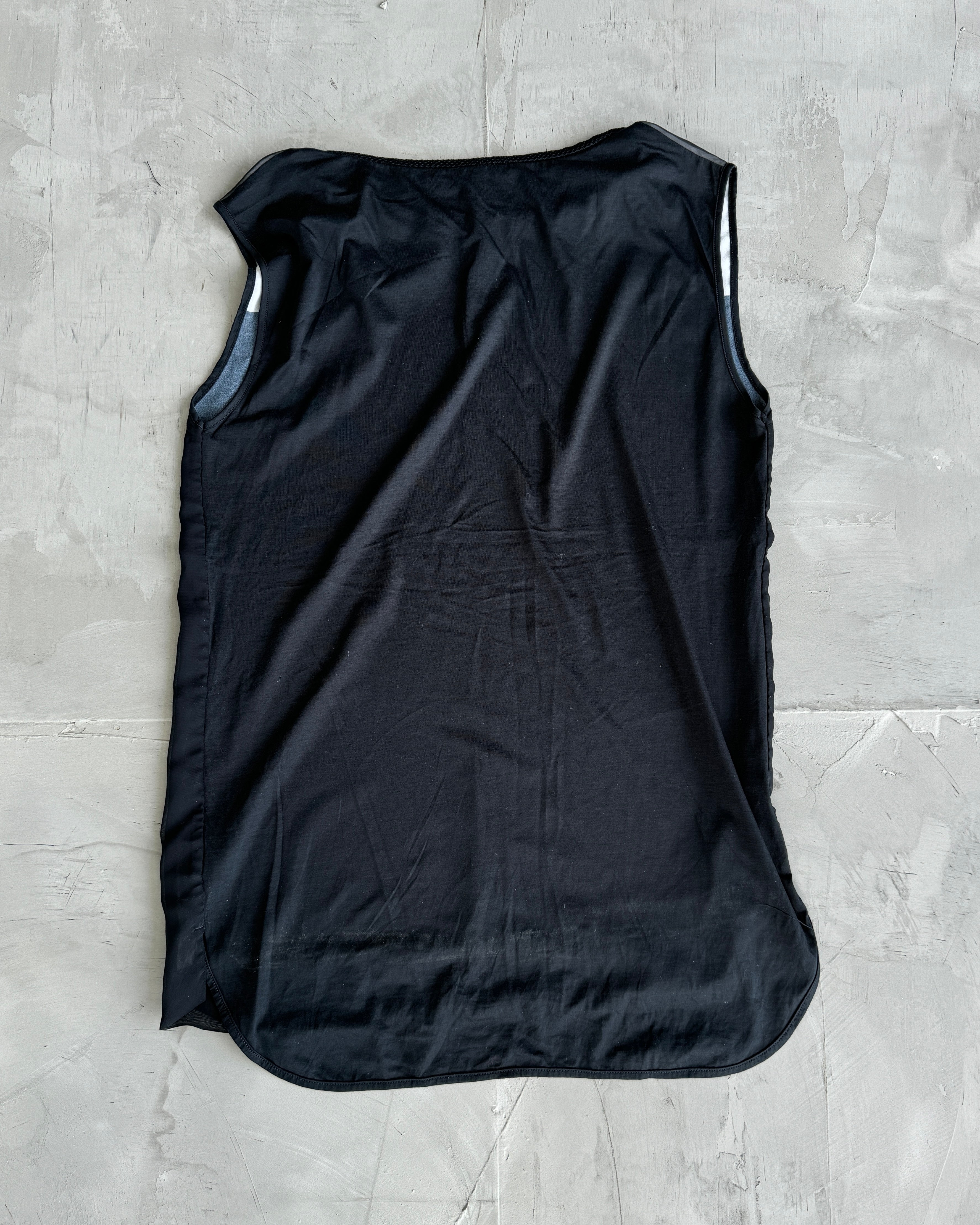 Cop Copine Flower Mesh Overlay Top