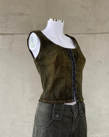 2000'S TANK 1 PARIS BRAND DENIM CORSET - M