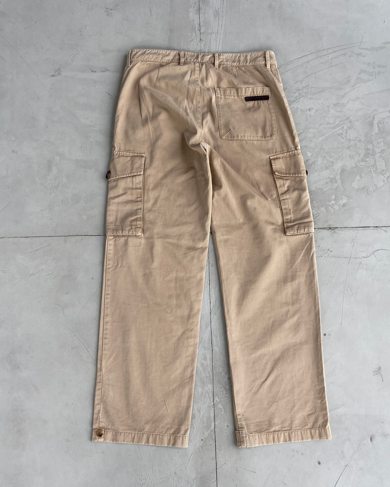 PRADA SPORT BEIGE CARGO TROUSERS - W31"