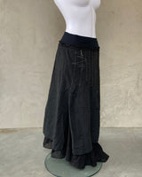 COP COPINE DOUBLE LAYER MAXI SKIRT - S/M