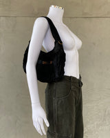 DIESEL 2000'S BLACK SHOULDER BAG