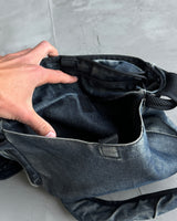 MIU MIU BLUE DENIM CROSS BODY SIDE BAG