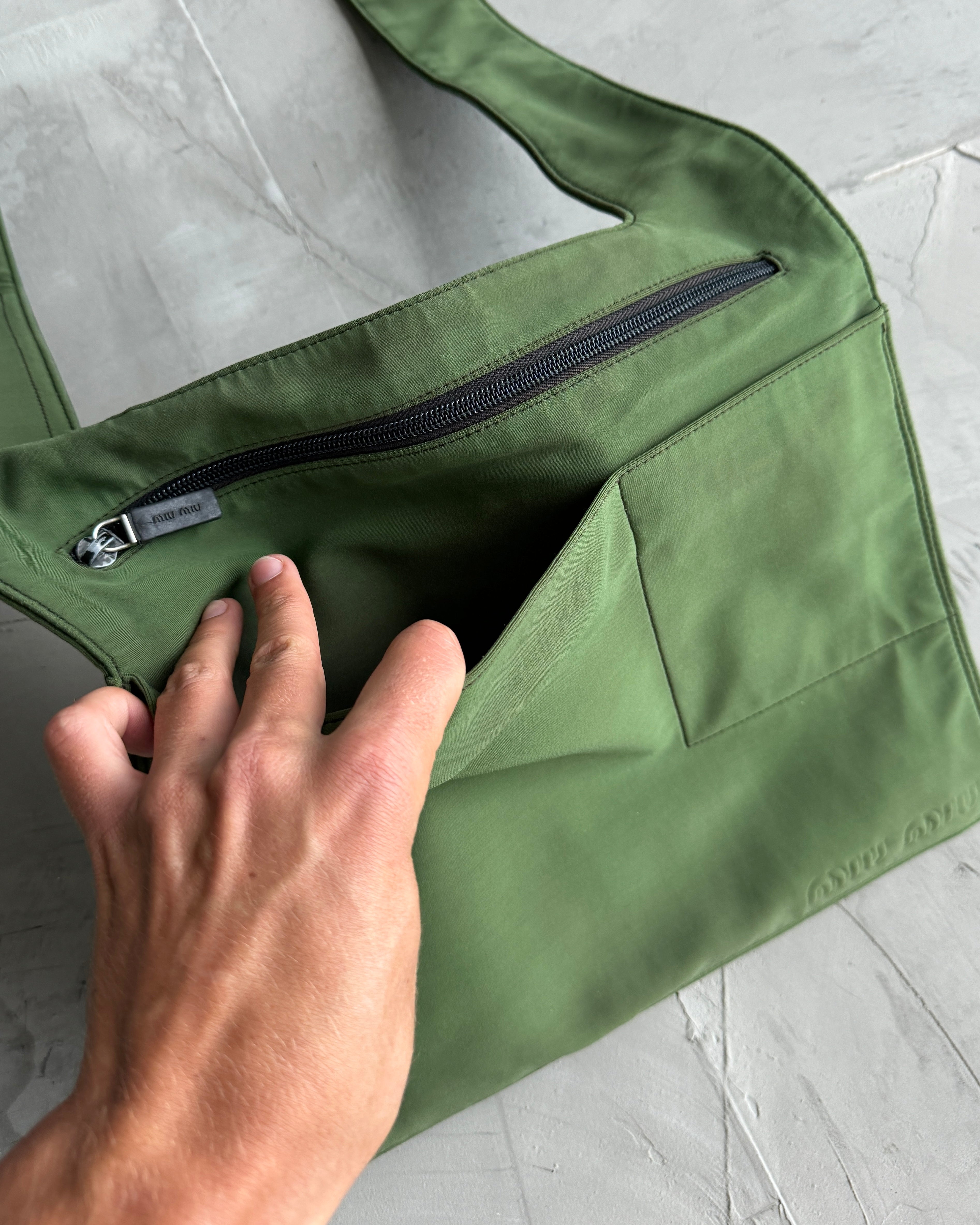 Miu Miu 1999 Green Side Bag