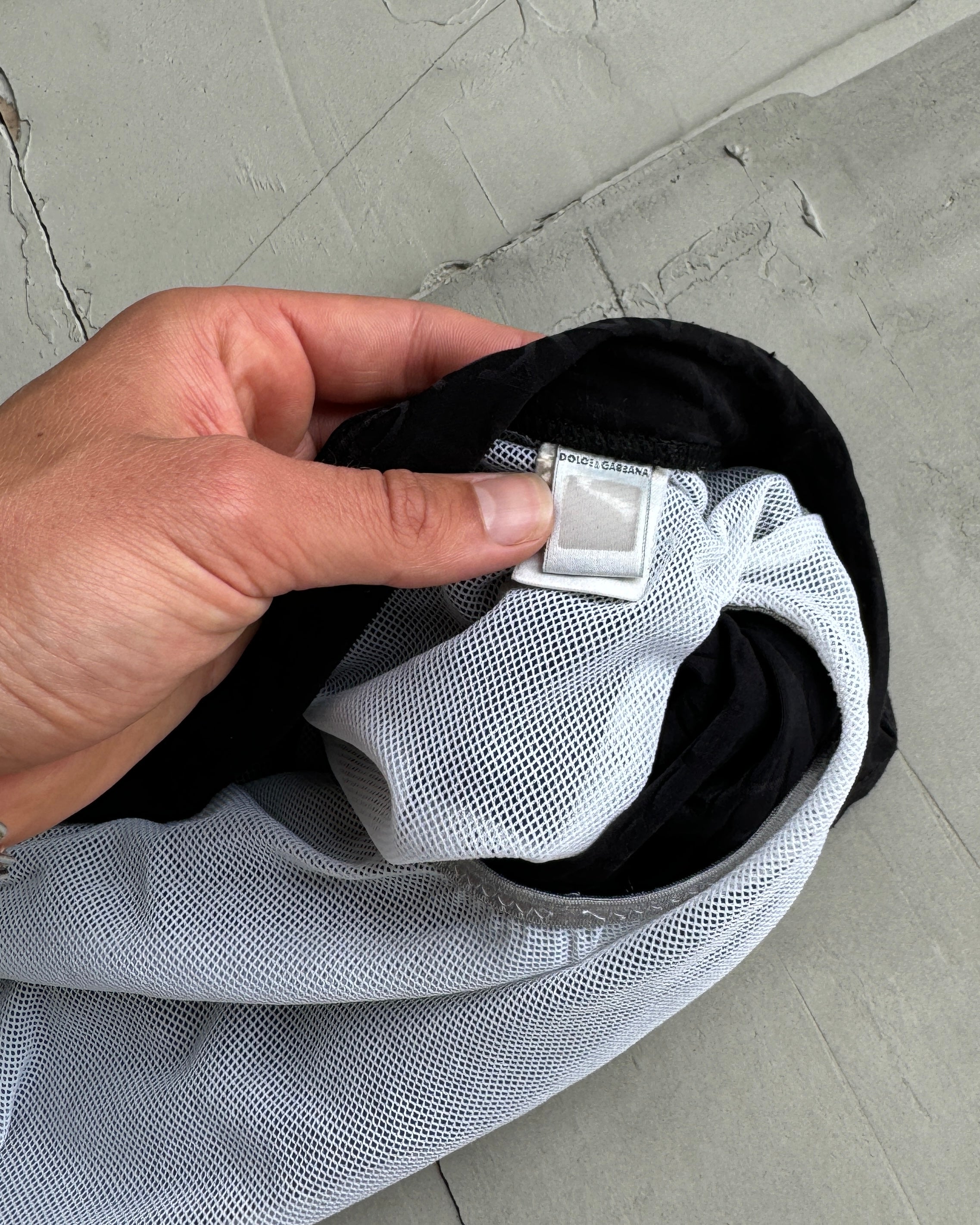 DOLCE & GABBANA D&G MARE MINI BLACK SHORTS - L