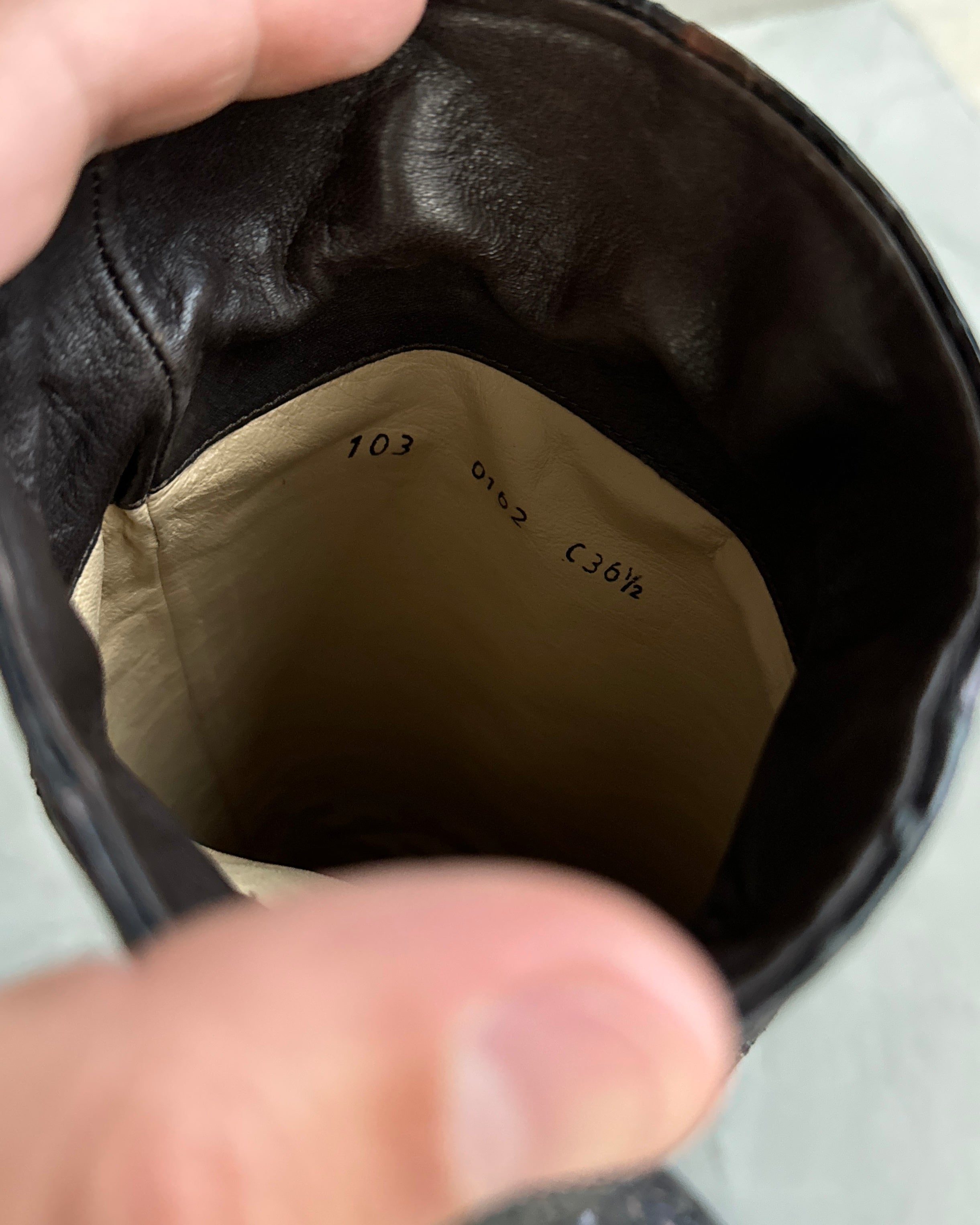 Gucci by Tom Ford 1997 Python Leather Boots - EU 36.5