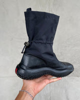 PRADA AW99 VIBRAM LEATHER & NYLON BOOTS - EU 40 / UK 7