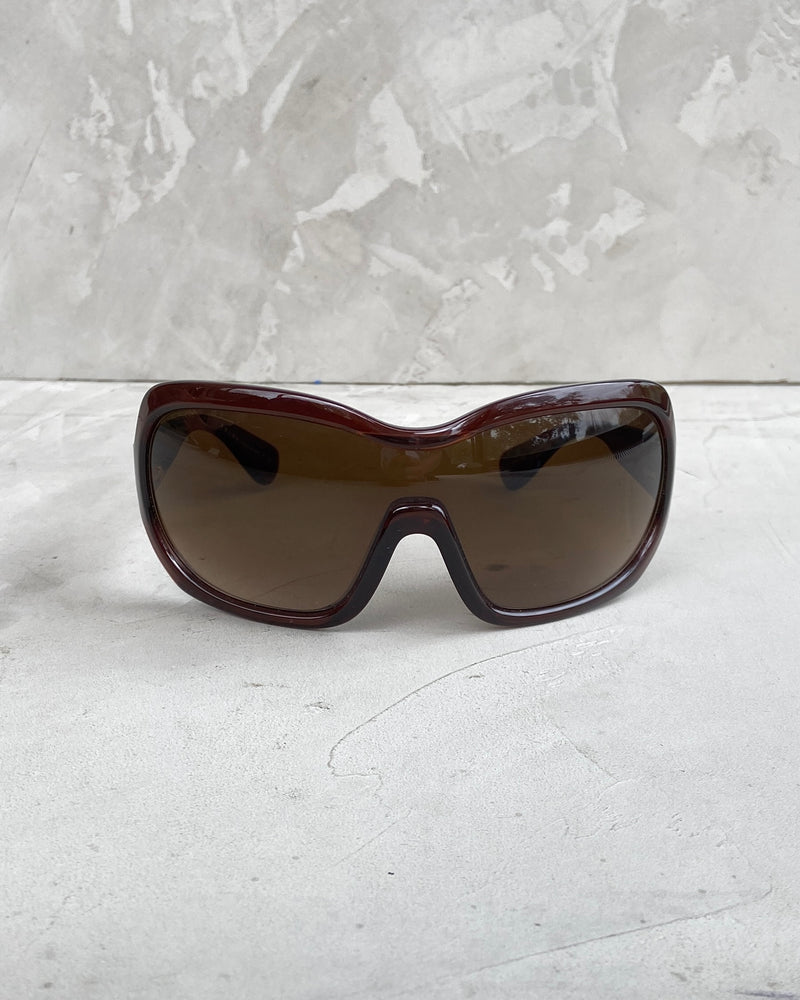 PRADA FW2011 OVERSIZED WRAP SUNGLASSES