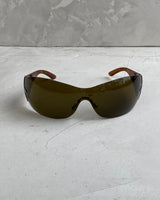 PRADA 2000'S WRAP AROUND STAR SUNGLASSES