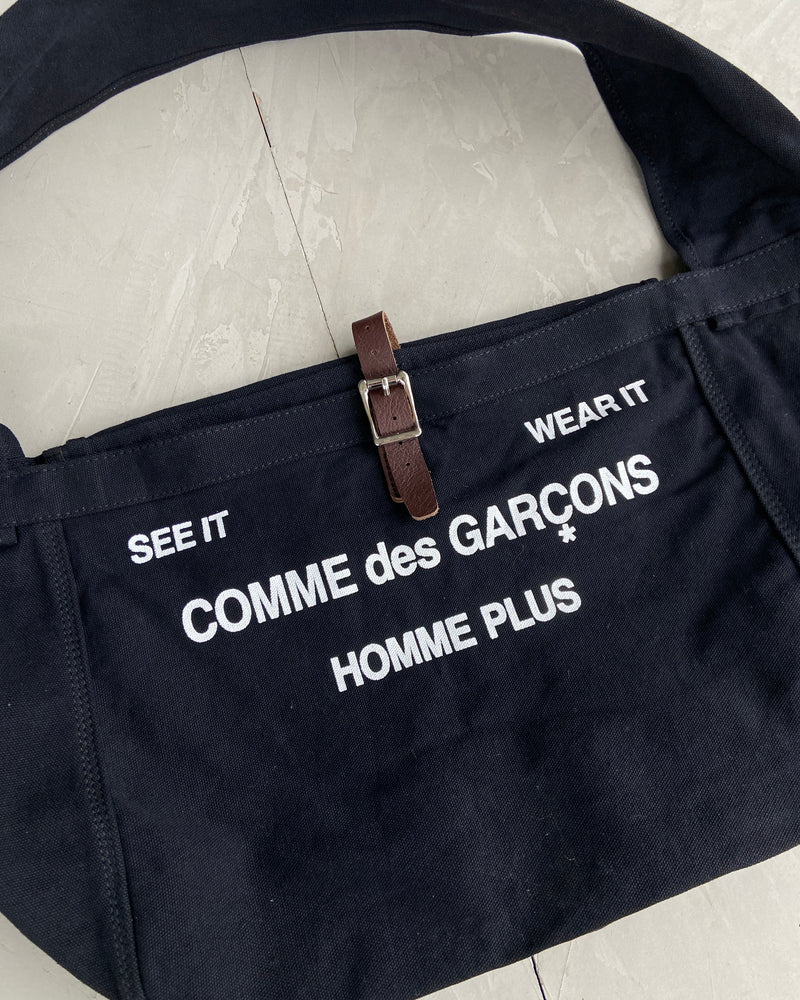 COMME DES GARCONS HOMME PLUS 'SEE IT WEAR IT' CANVAS BAG – BAD MOUTH*