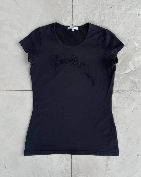 JUNIOR GAULTIER 2000'S BABY TEE TOP - S