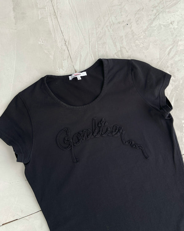 JUNIOR GAULTIER 2000'S BABY TEE TOP - S