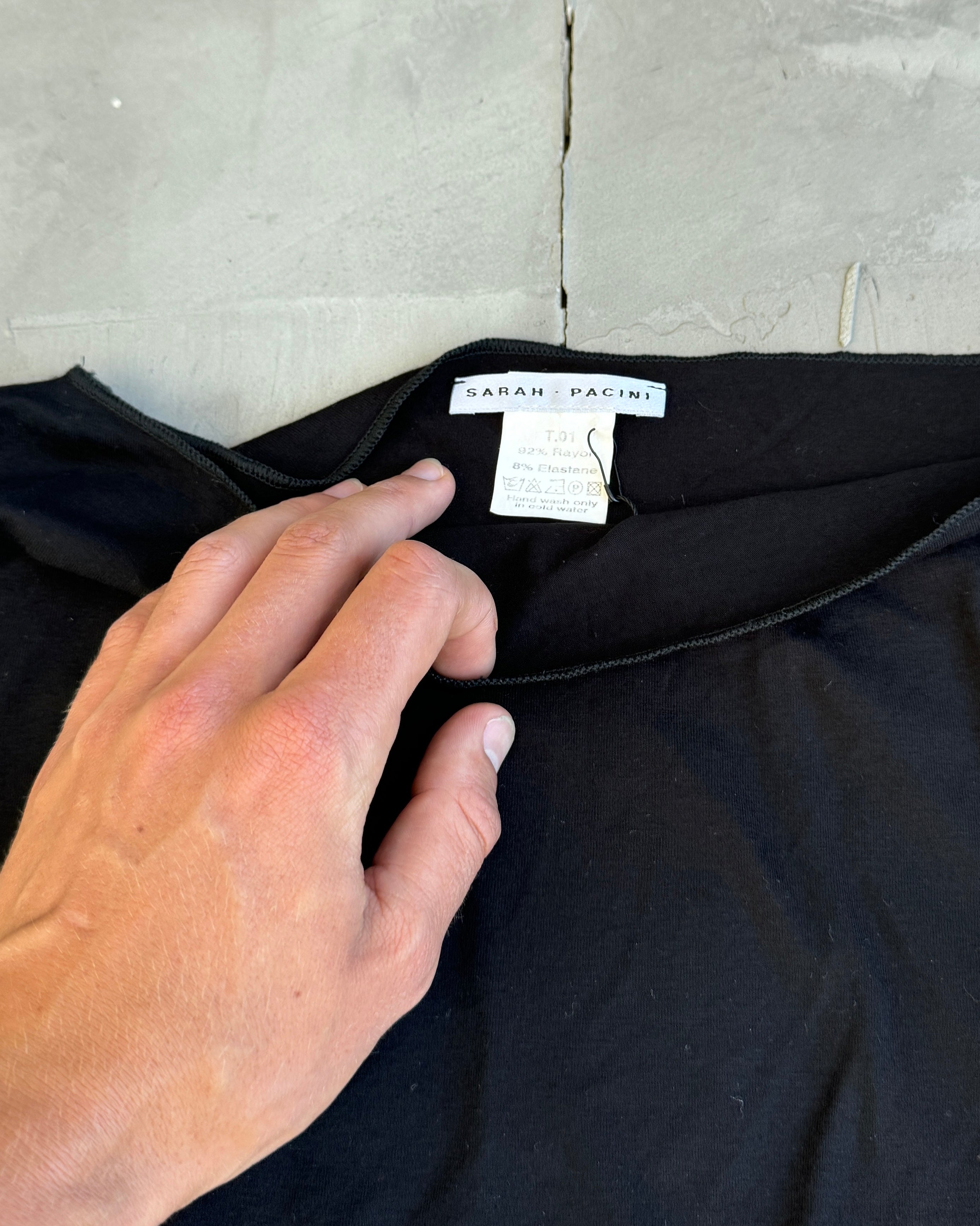 Sarah Pacini Stretch Backless Top - S/M