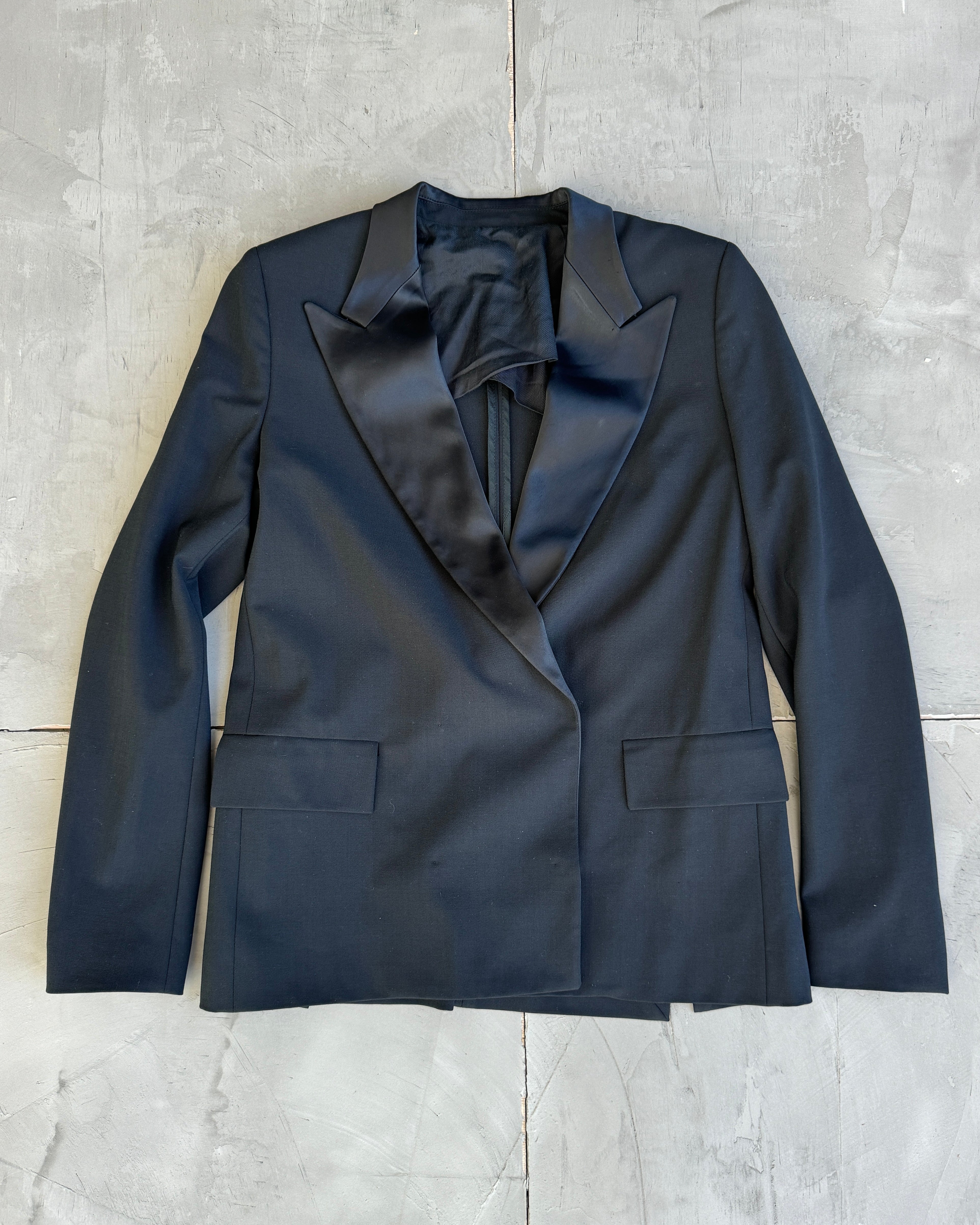 Acne Studios Wool Blend Blazer with Peak Lapels - S