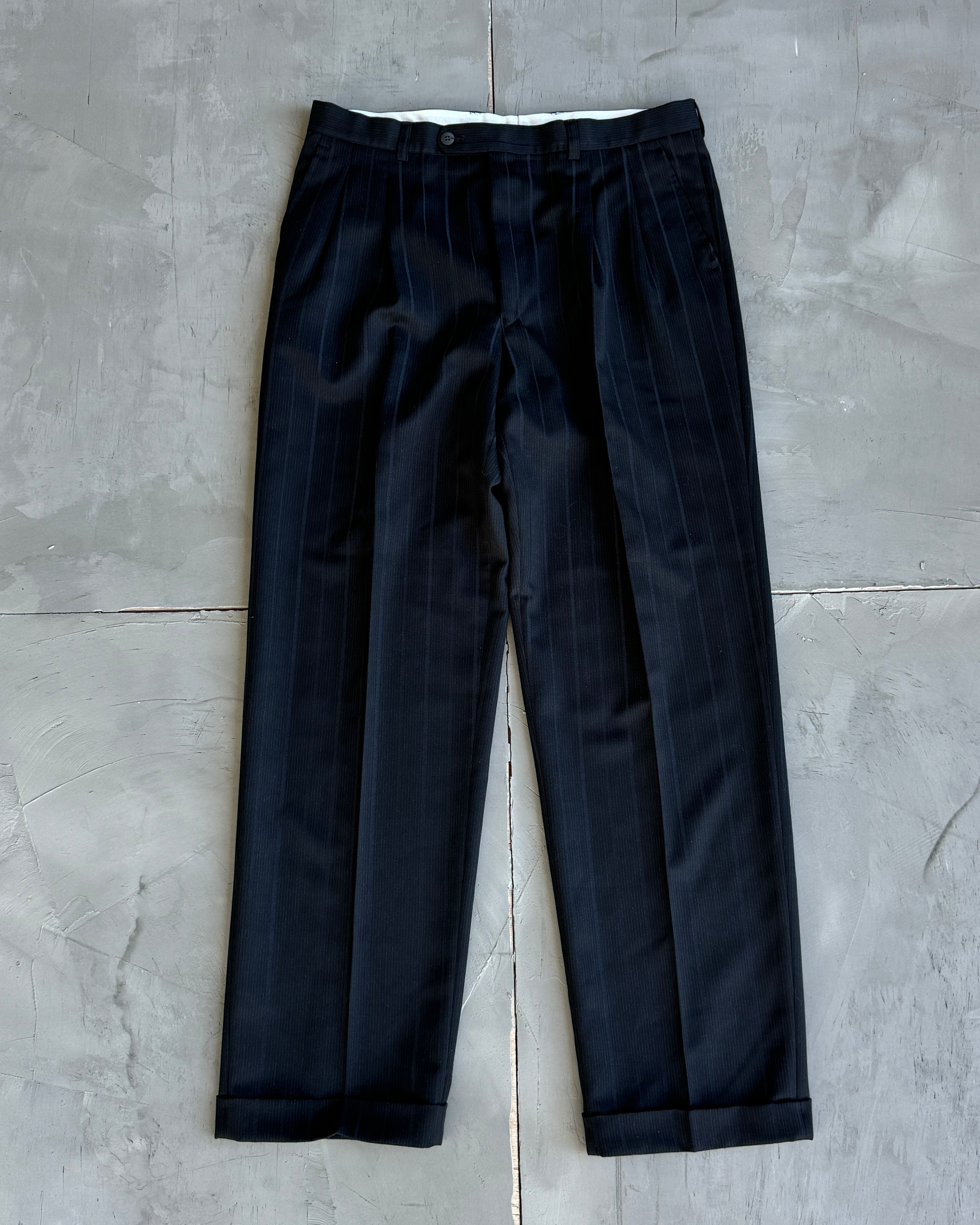 Yves Saint Laurent Pour Homme FW1986 Pinstripe Suit - L