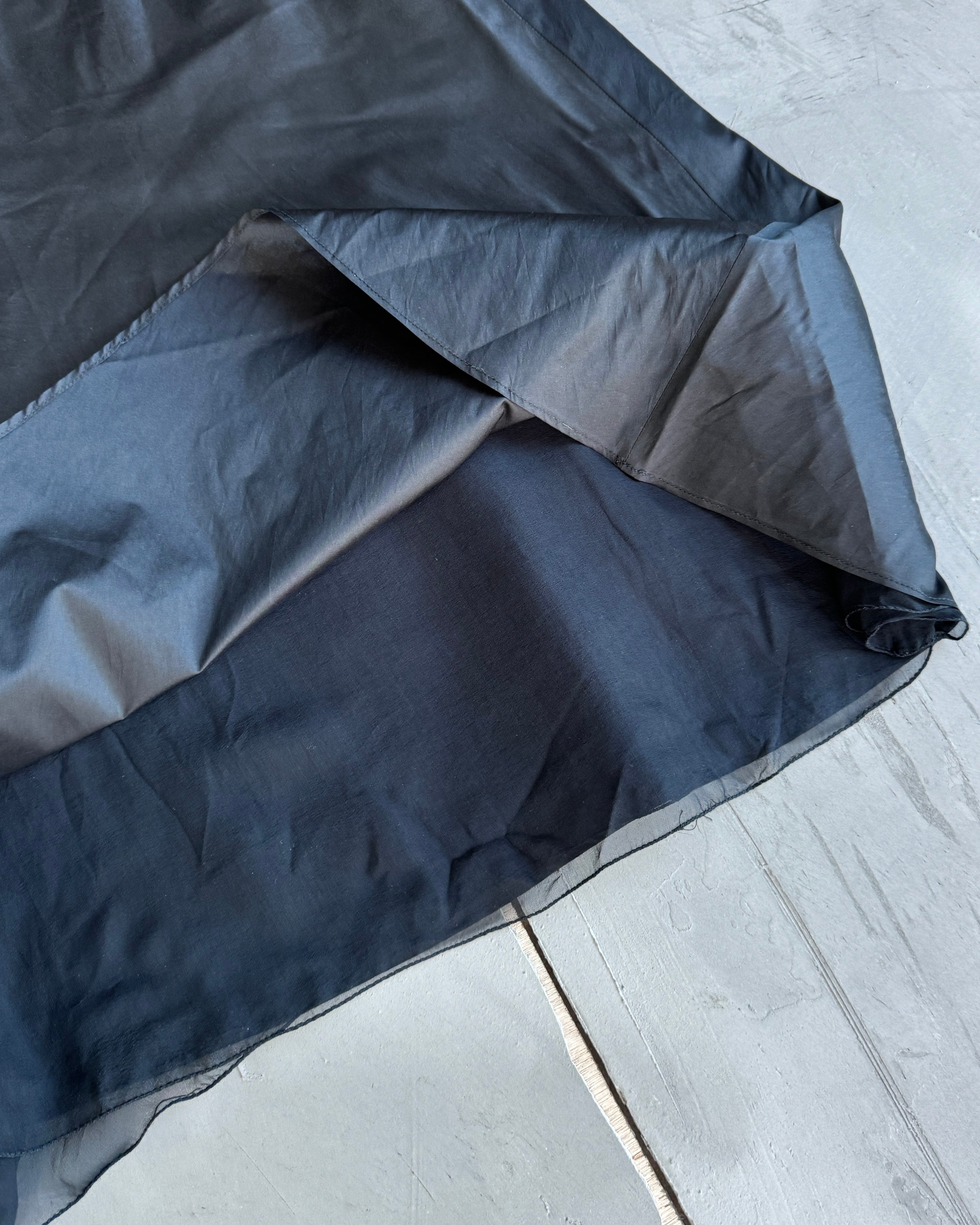 Miu Miu Silk Sheer Panel Flower Dress - M