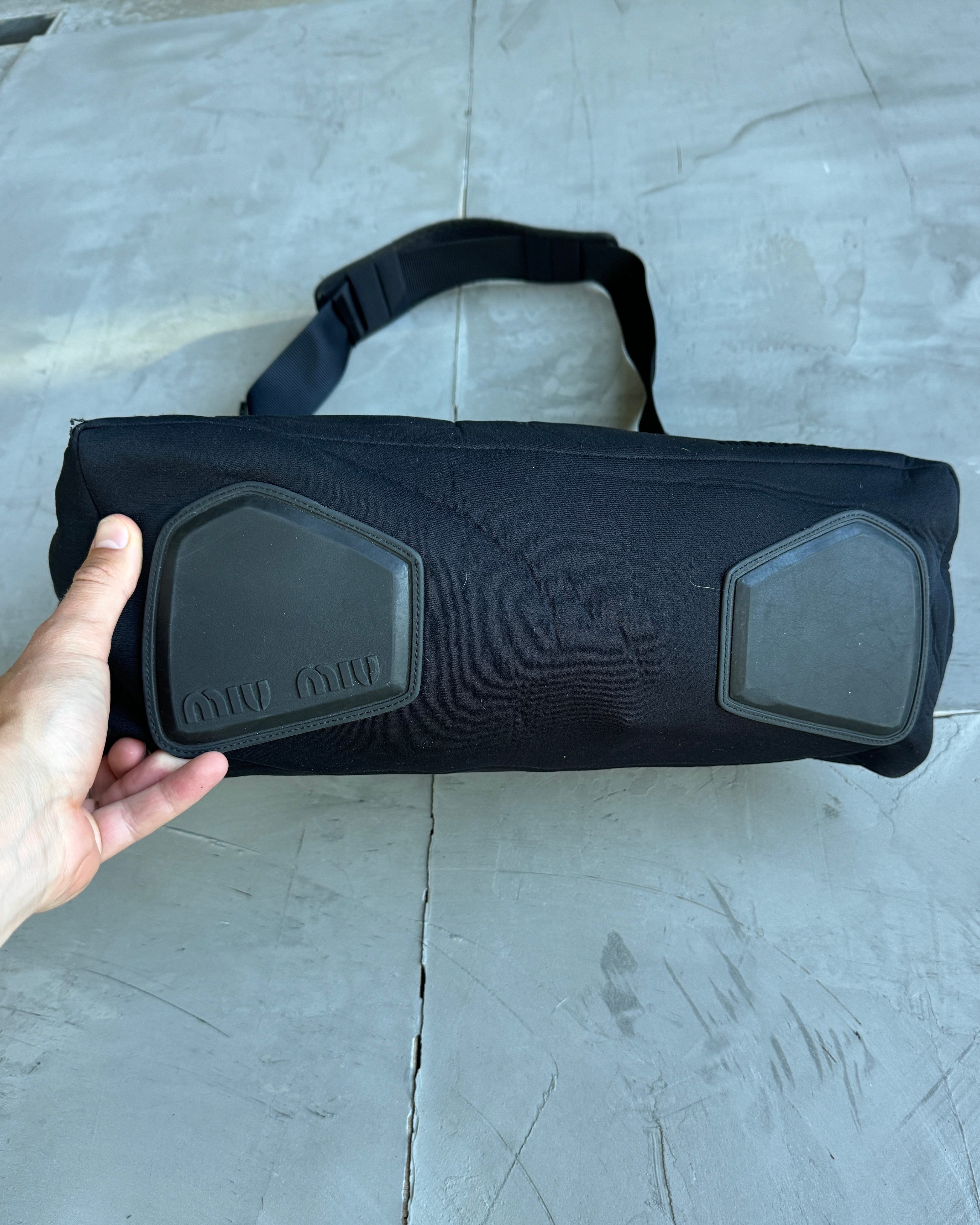 Miu Miu FW99 Nylon Side Bag