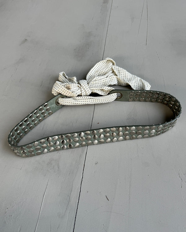 TED BAKER STUDDED SCARF TIE BELT