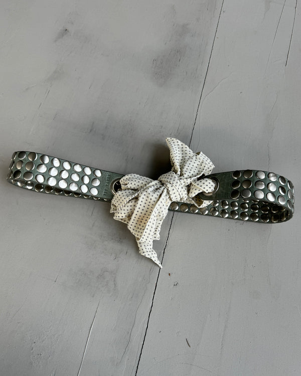 TED BAKER STUDDED SCARF TIE BELT