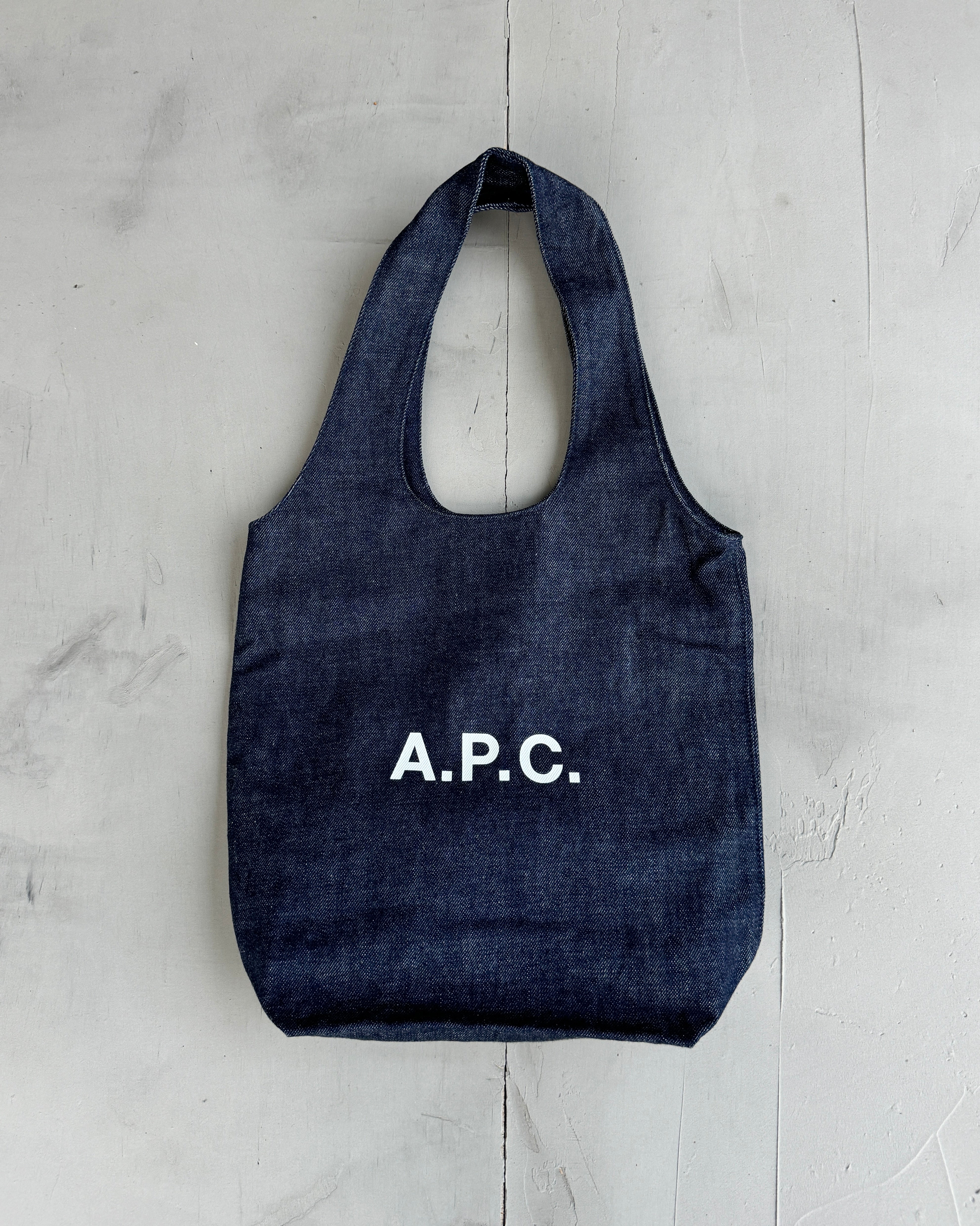 A.P.C. DENIM TOTE BAG