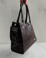 CHLOE 2000'S LEATHER TOTE SHOULDER BAG