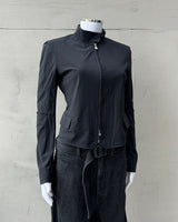 MARITHE FRANCOIS GIRBAUD NYLON STRETCH JACKET - M