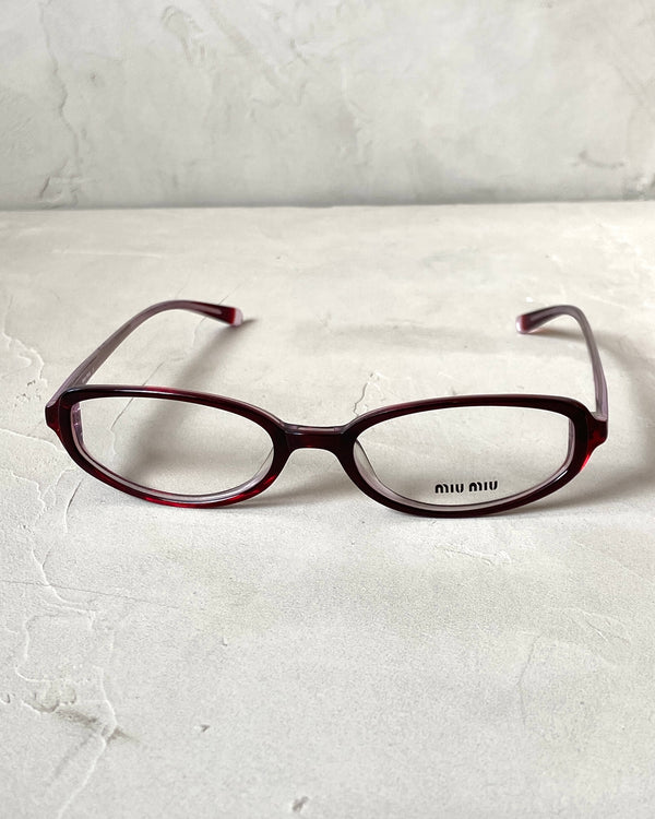 MIU MIU 90'S BAYONETTA GLASSES