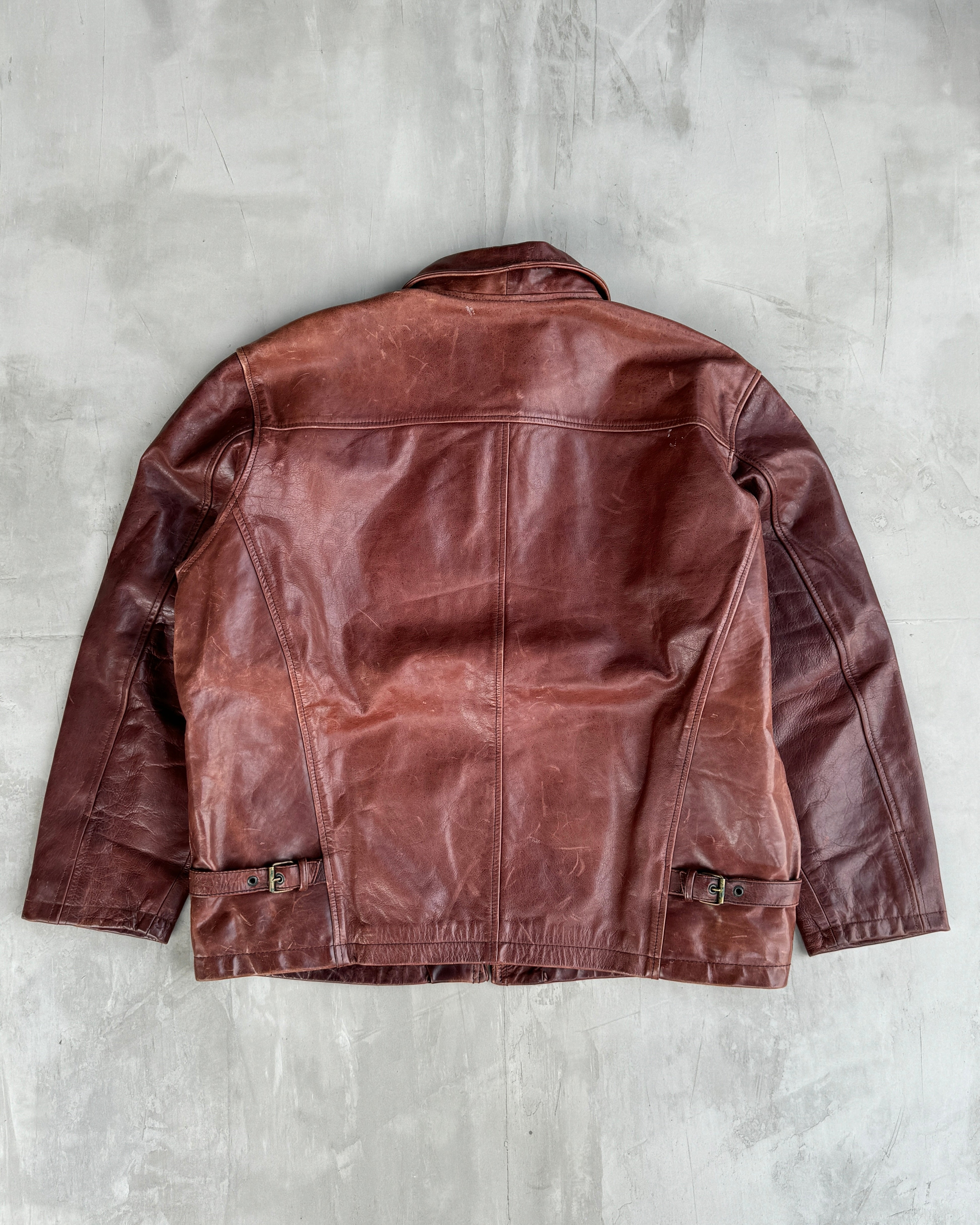 DIESEL 80'S LEATHER JACKET - XXL