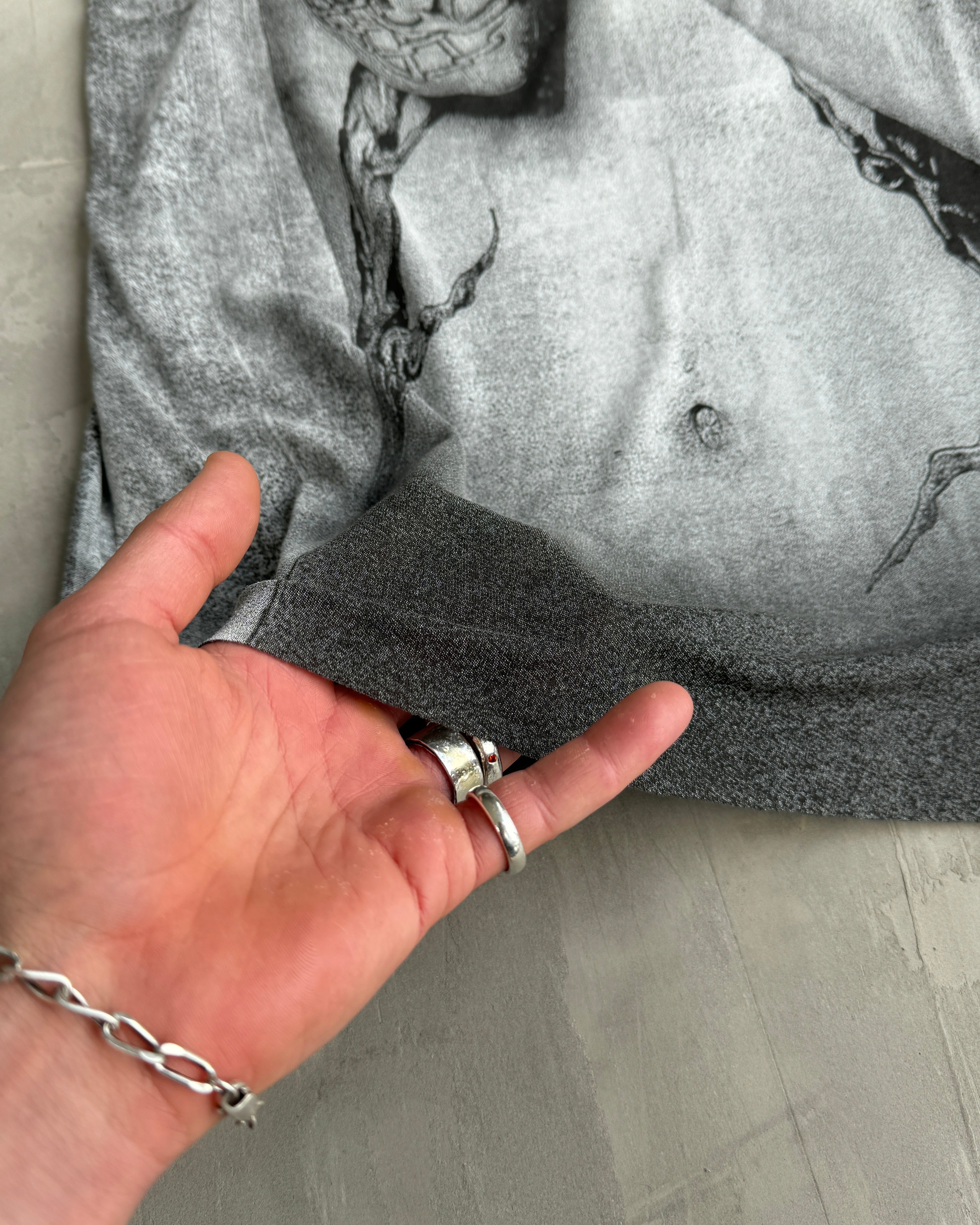 DIESEL 2000'S NAKED BODY PRINT VEST - L