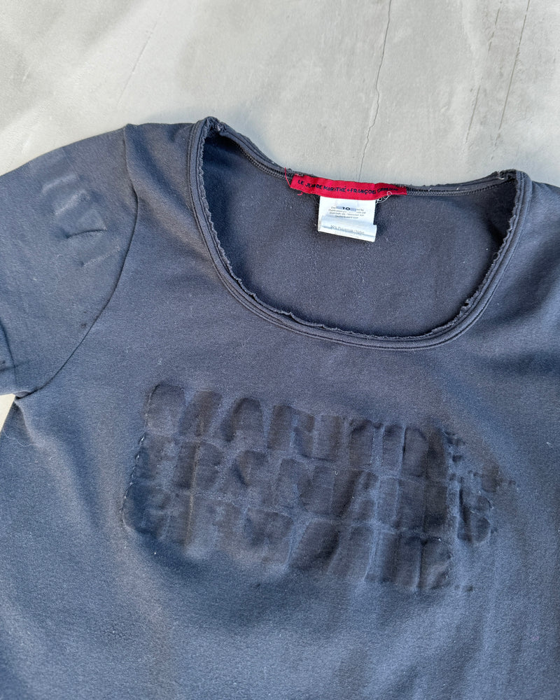 MARITHE FRANCOIS GIRBAUD MFG LOGO BABY TEE - XS / S