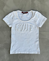 MARITHE FRANCOIS GIRBAUD MFG LOGO BABY TEE - S