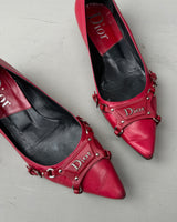 CHRISTIAN DIOR BY GALLIANO FW2003 BONDAGE FLATS - EU 40