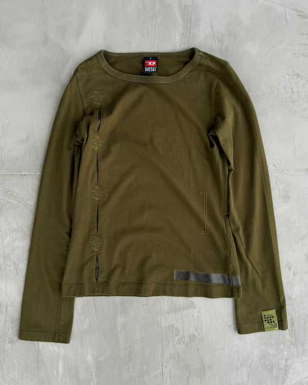 DIESEL 2000'S LONG SLEEVE TEE - S