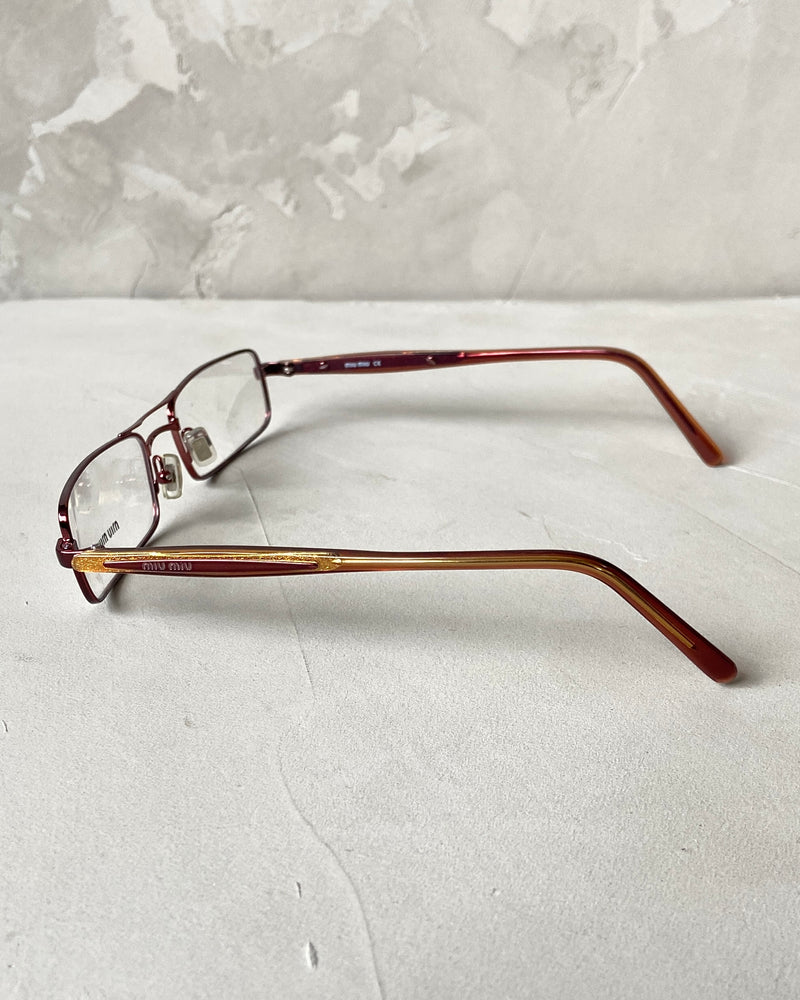 MIU MIU 90'S BAYONETTA GLASSES