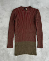 JEAN PAUL GAULTIER JEAN'S 90'S RIBBED KNIT SWEATSHIRT - M