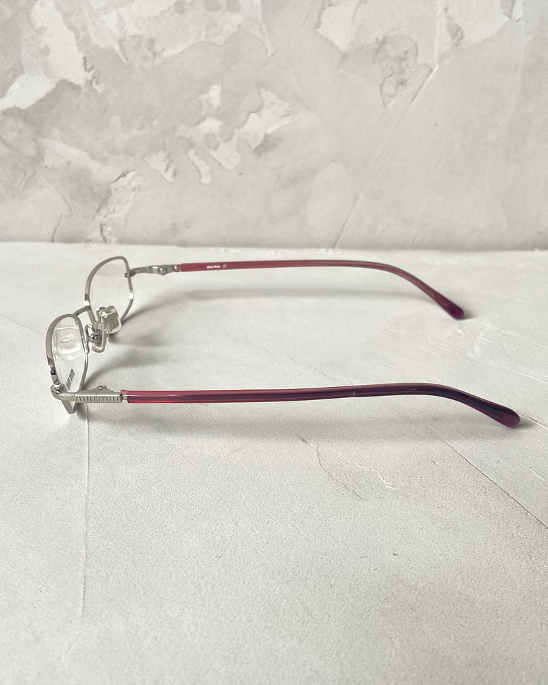 MIU MIU 90'S BAYONETTA GLASSES