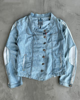 MARITHE FRANCOIS GIRBAUD MFG DENIM JACKET - M