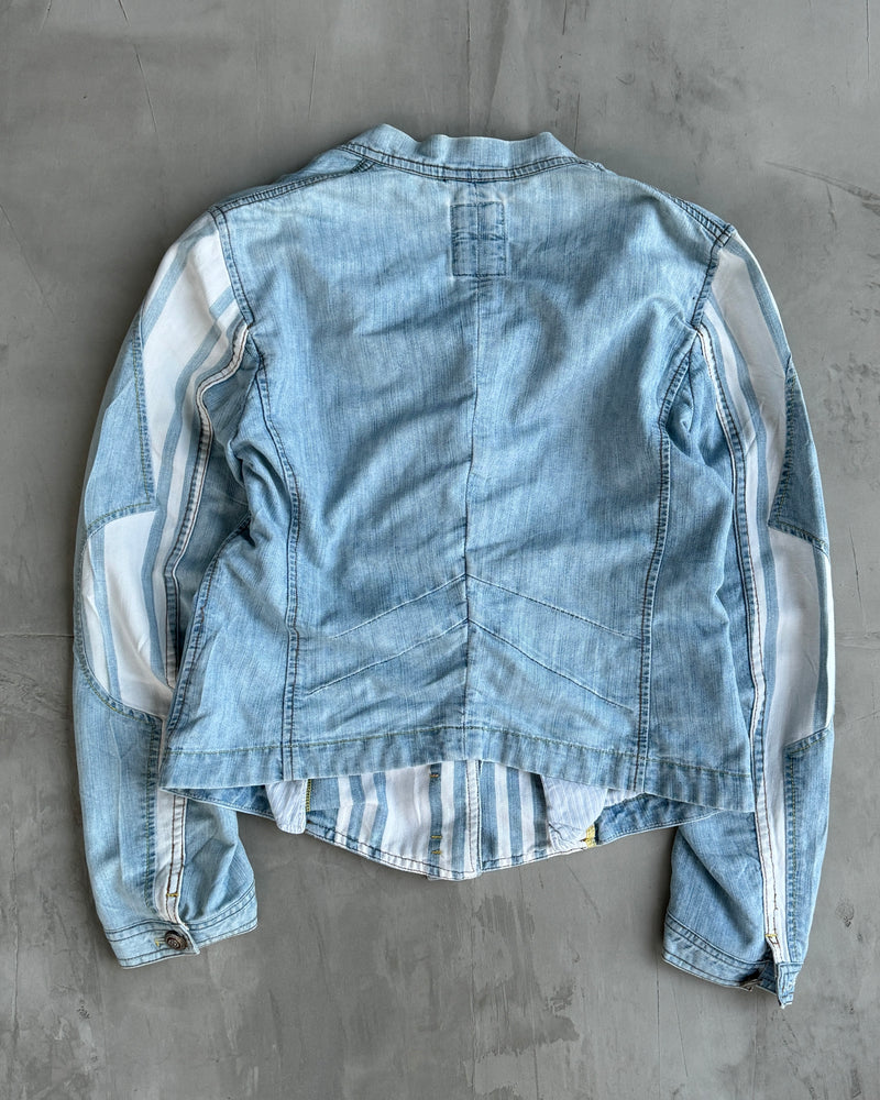 MARITHE FRANCOIS GIRBAUD MFG DENIM JACKET - M