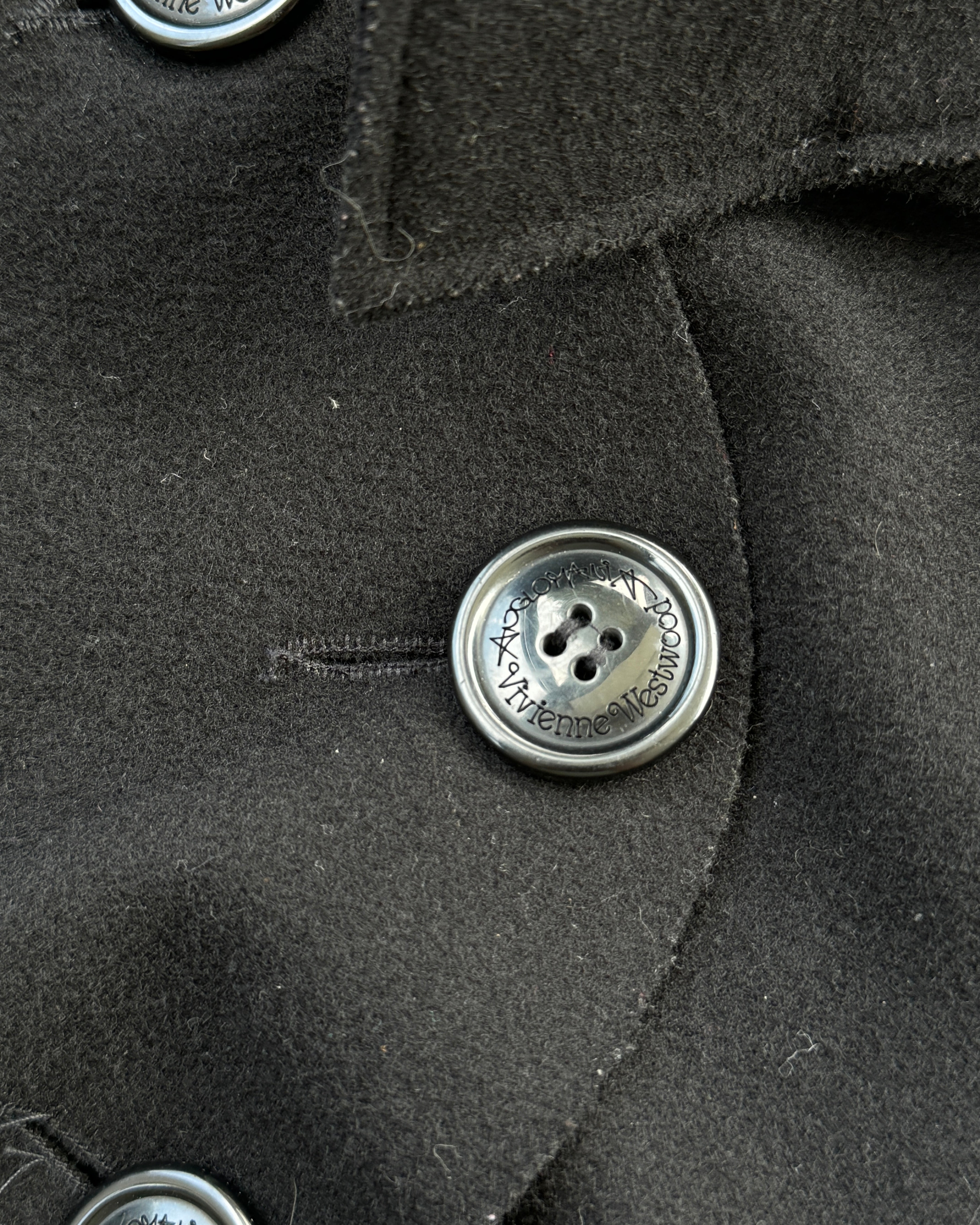 VIVIENNE WESTWOOD ANGLOMANIA ASYMMETRIC BUTTON UP JACKET - S