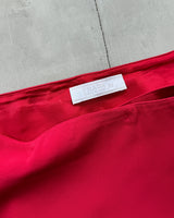 PRADA BLAZER & WRAP SKIRT 2-PIECE RED SUIT - M