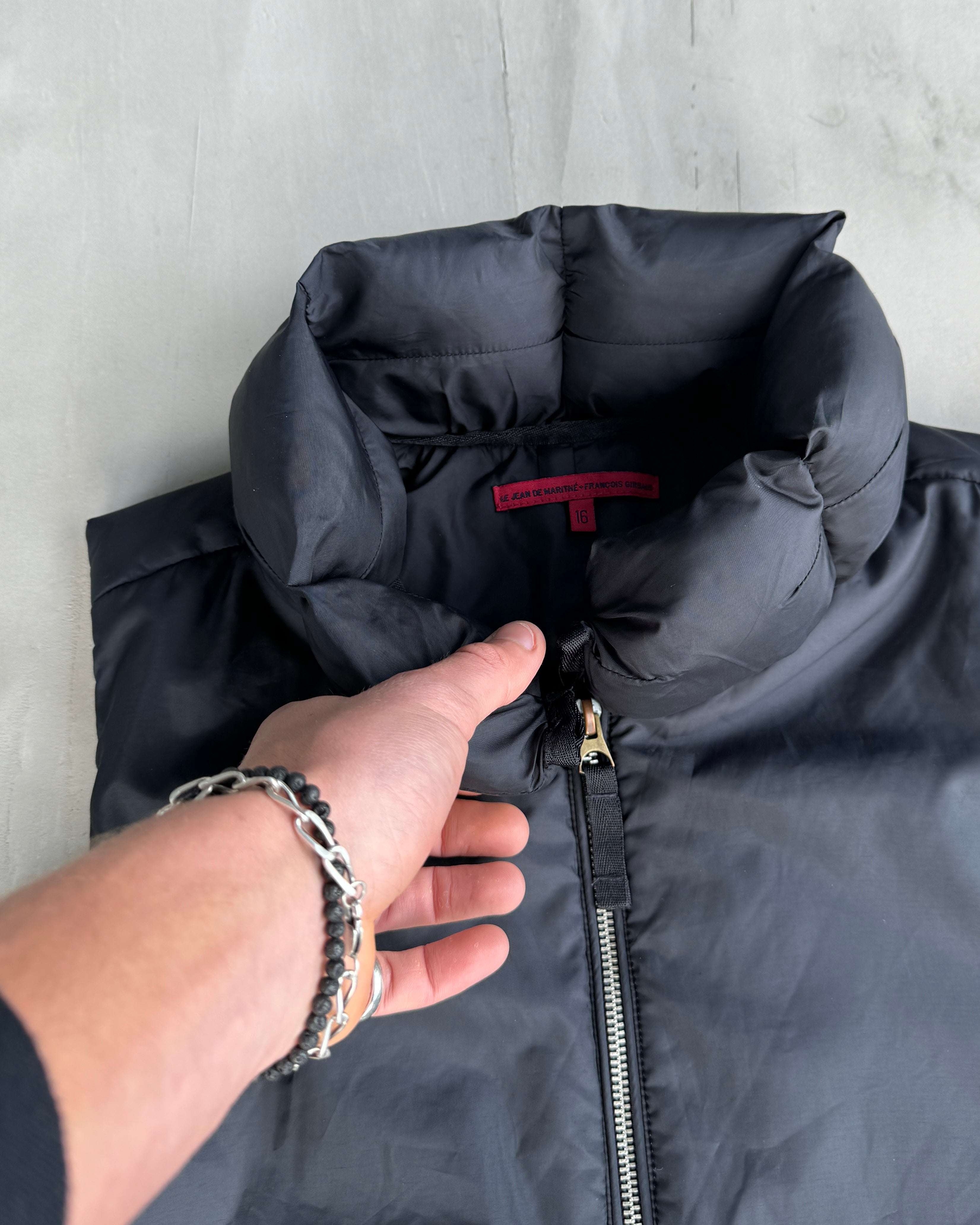 MARITHE FRANCOIS GIRBAUD MFG PUFFER GILLET JACKET - S