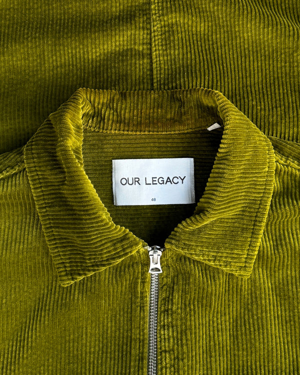 OUR LEGACY CORD ZIP UP OVERSHIRT - M/L