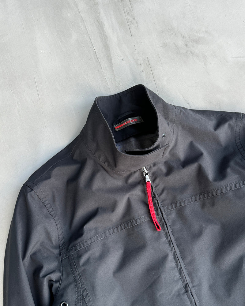 PRADA SPORT 2000'S BLACK GORETEX JACKET - M