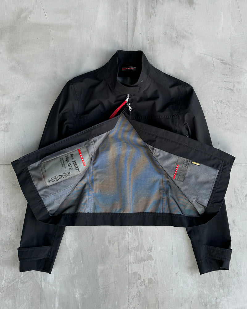 PRADA SPORT 2000'S BLACK GORETEX JACKET - M