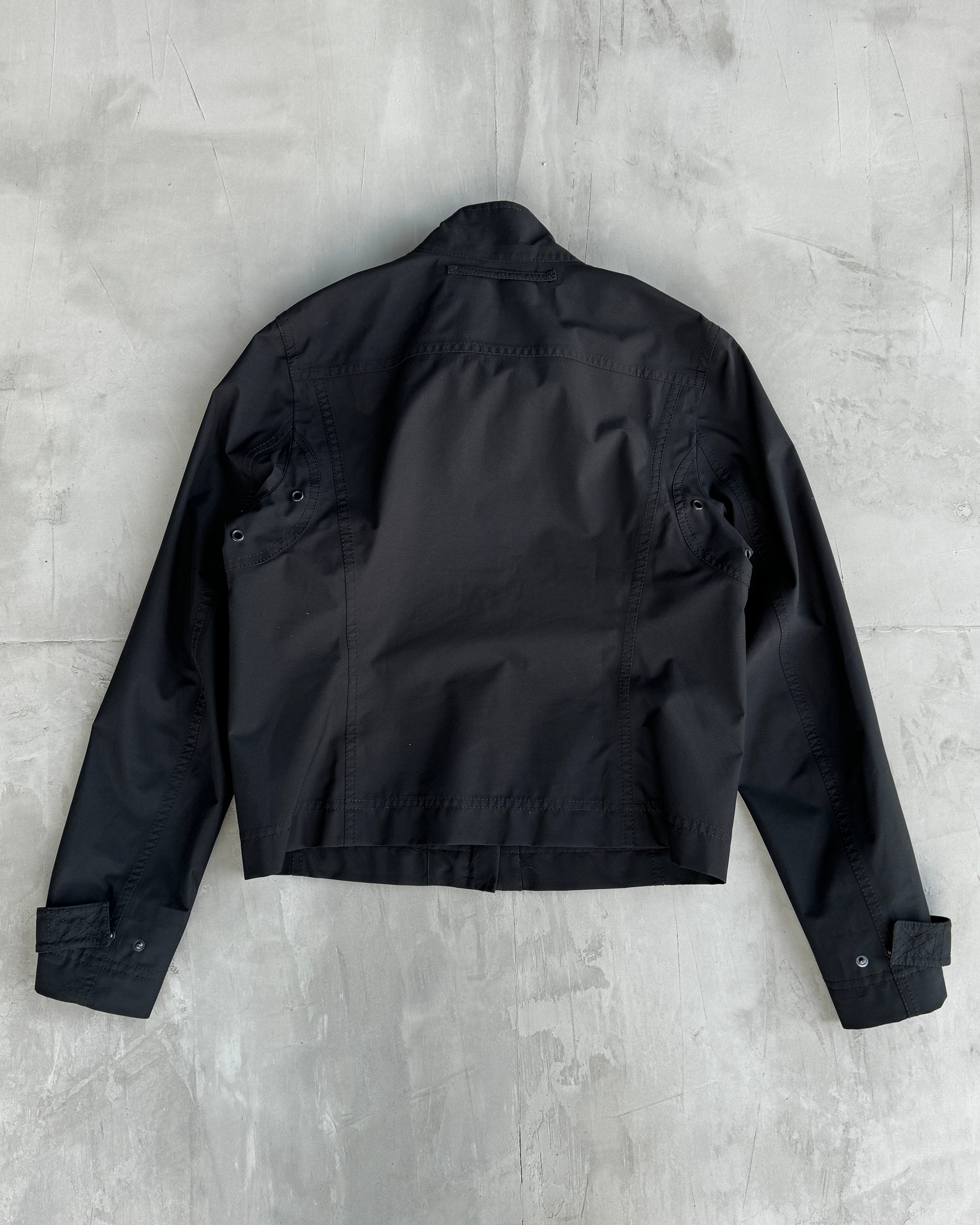 PRADA SPORT 2000'S BLACK GORETEX JACKET - M