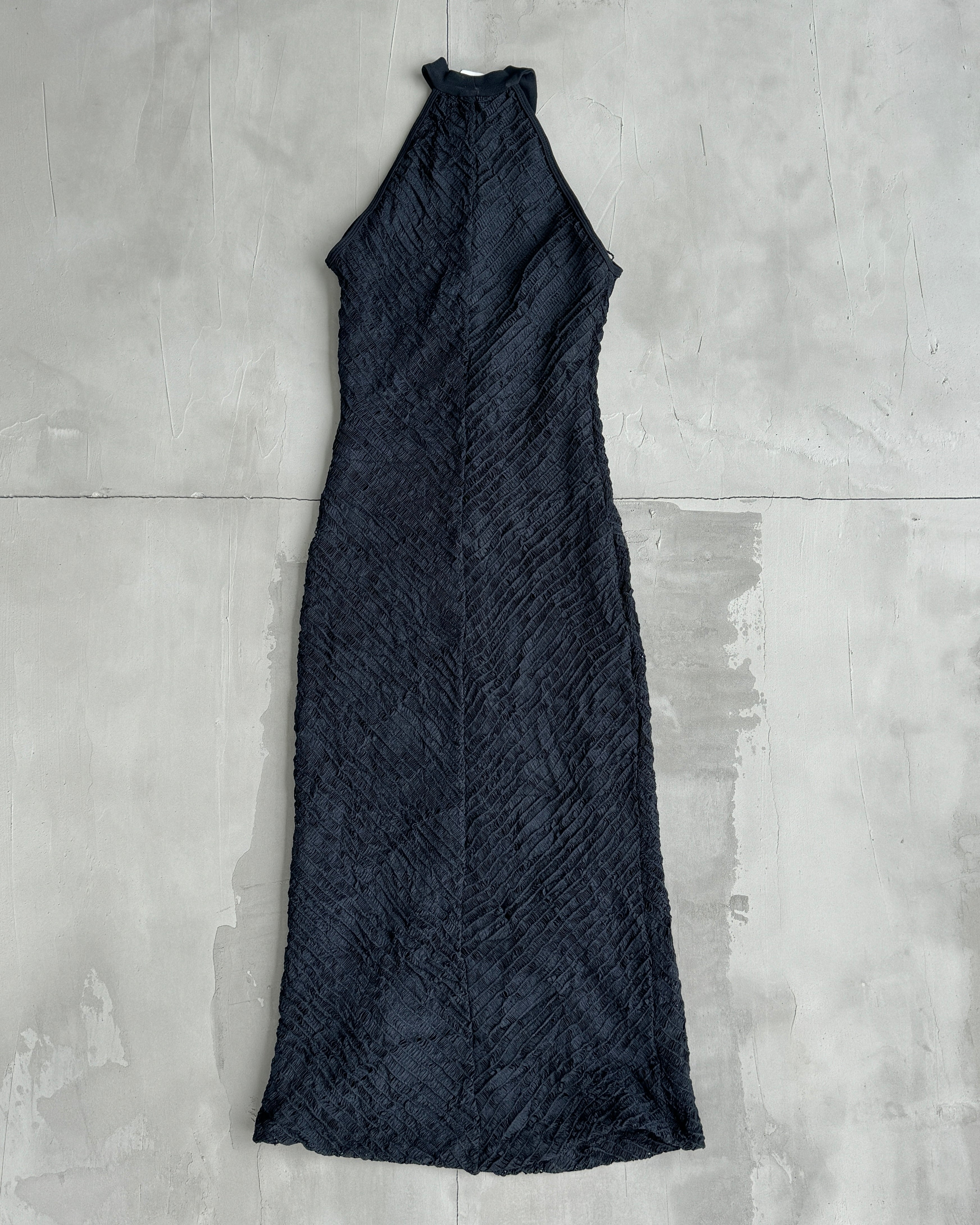 PLEIN SUD LACE BLACK MAXI DRESS - S