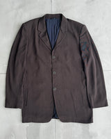 JEAN PAUL GAULTIER HOMME BROWN WOOL SUIT - L