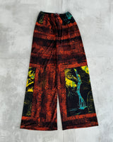 JEAN PAUL GAULTIER JPG 2000'S TROPICAL PRINT MESH TROUSER & TOP SET - S